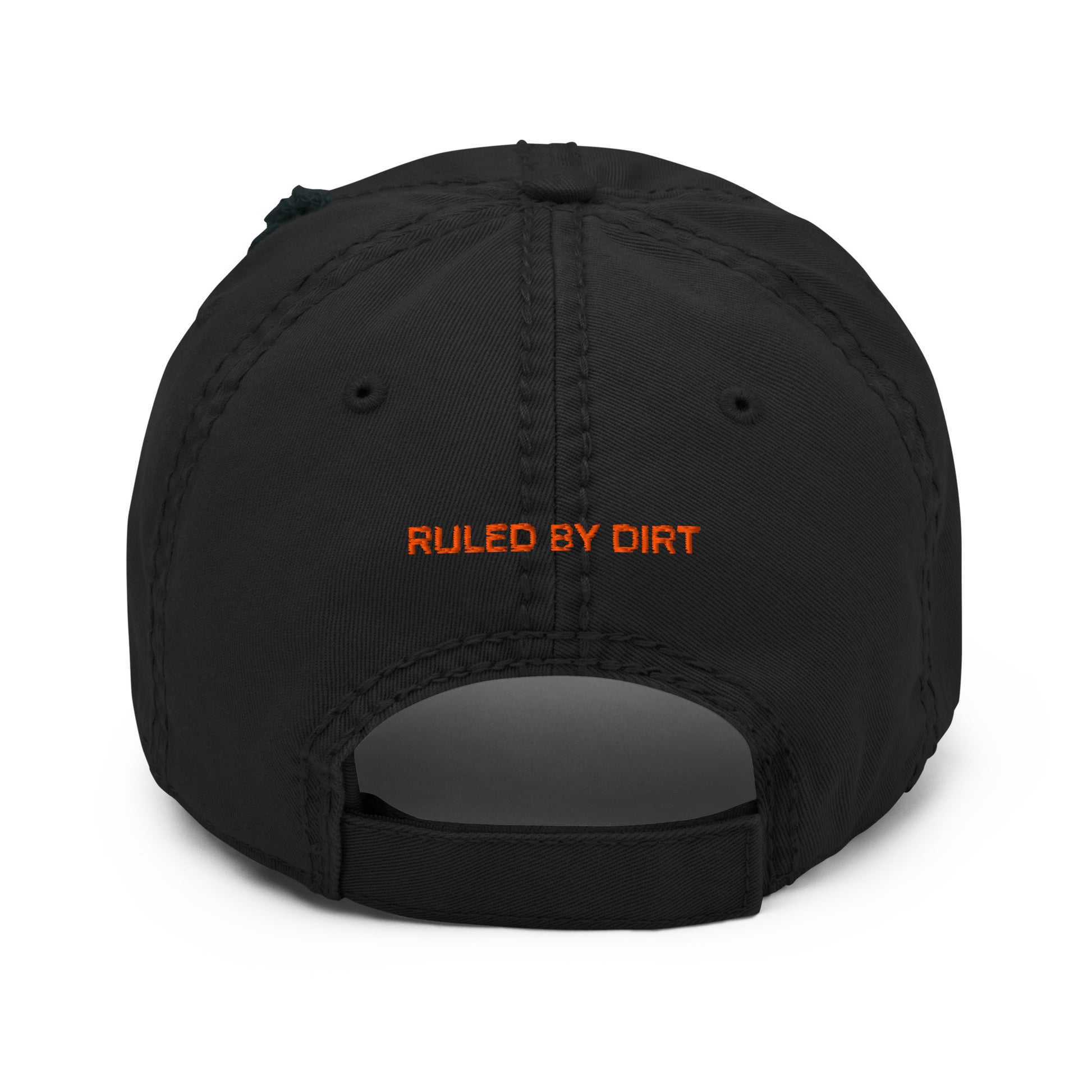 "Ruled By Dirt" Distressed Dad Hat