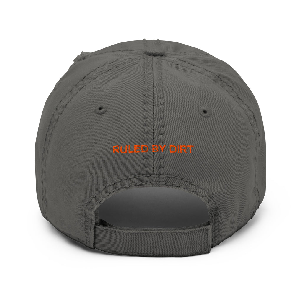 "Ruled By Dirt" Distressed Dad Hat