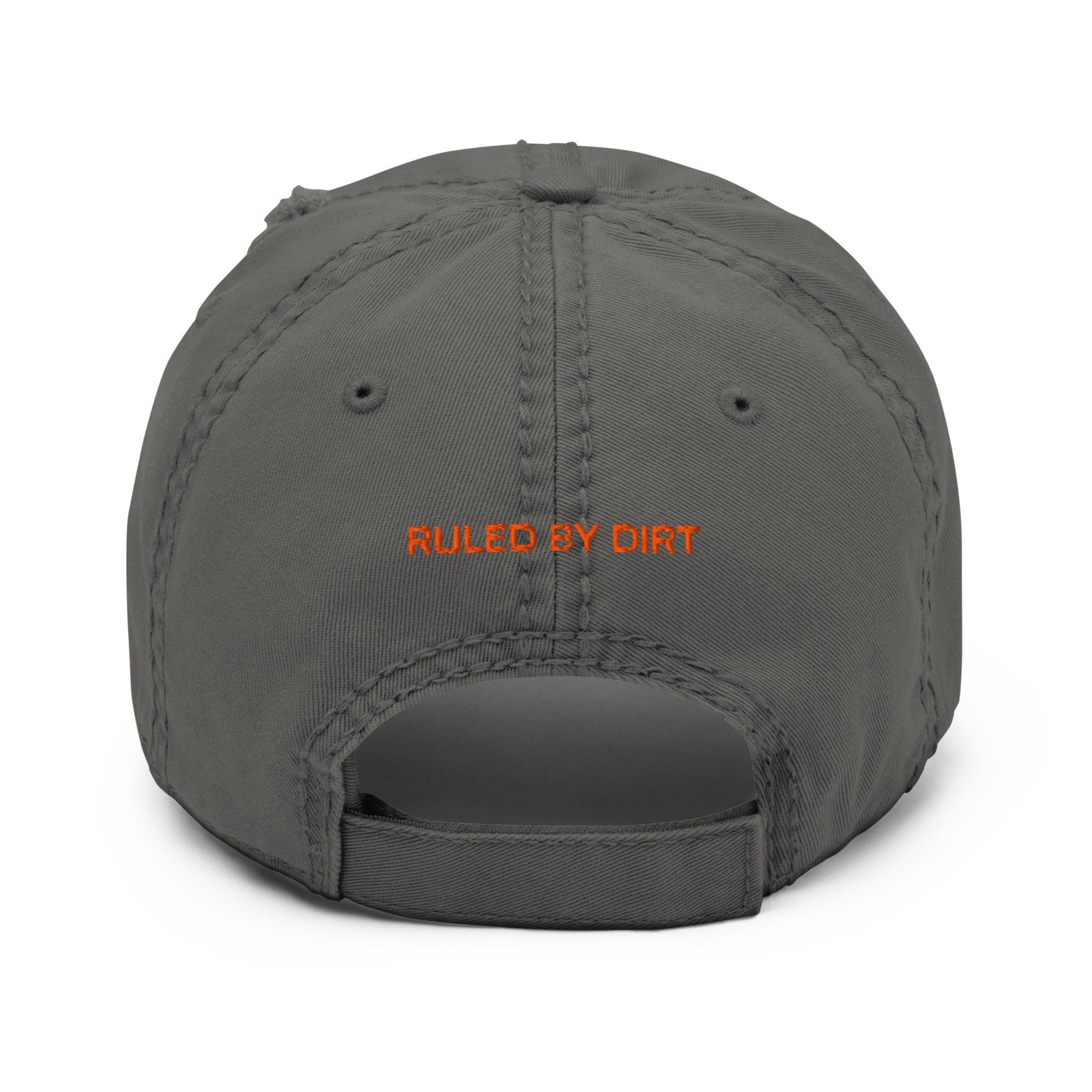 "Ruled By Dirt" Distressed Dad Hat