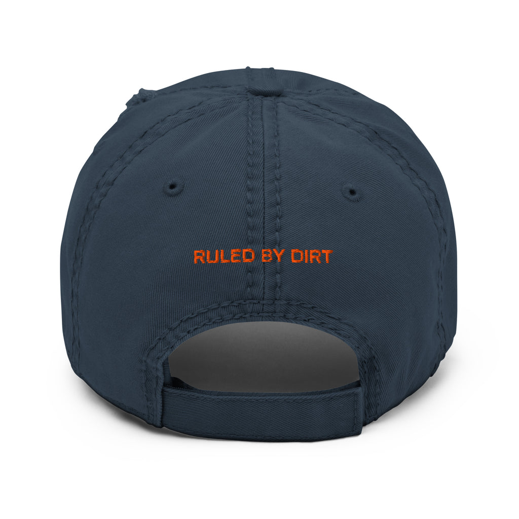 "Ruled By Dirt" Distressed Dad Hat